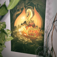 Queen of Earth Dragon - 11 X 17" Print - Thumbnail 3