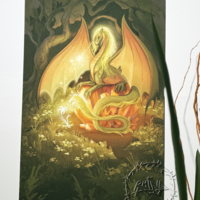 Queen of Earth Dragon - 11 X 17" Print - Thumbnail 4