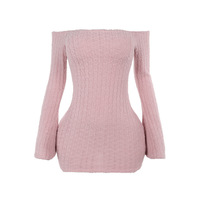 Stylish off-the-shoulder bodycon dress - Thumbnail 5