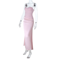 Sexy sleeveless evening dress/long gown - Thumbnail 5