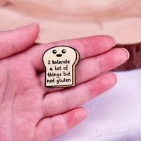 I TOLERATE A LOT OF THINGS BUT NOT GLUTEN PIN - Thumbnail 1