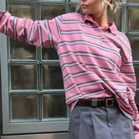 BubbleGum STRIPED POLO TOP  - Thumbnail 3