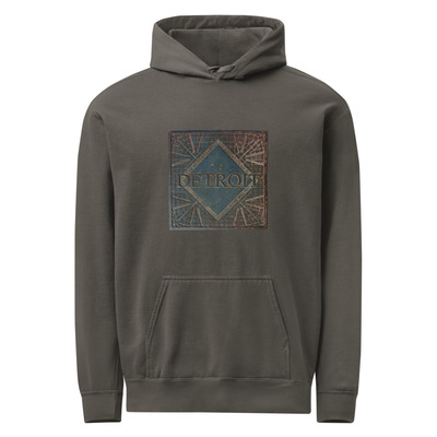 4d detroit unisex garment-dyed hoodie