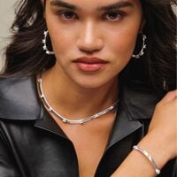 Starlight Station Hoop Earrings - Thumbnail 3