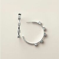 Starlight Station Hoop Earrings - Thumbnail 2