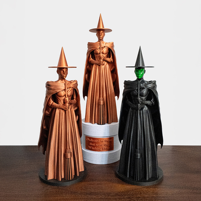 Wicked witch statue