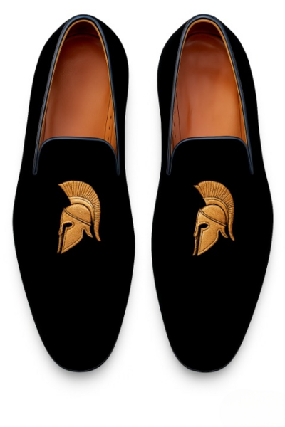 Crafted Leather Classic SPARTAN Black Velvet Loafers Shoes BOTH FOR MEN/WOMEN AVAILABLE ALL SIZE