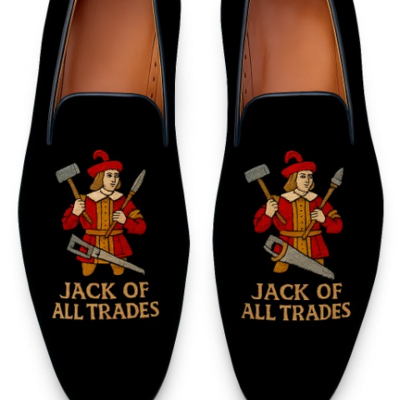 Crafted leather classic black velvet loafers men shoes 