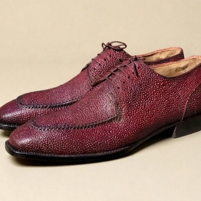 Crafted leather men’s classic genuine leather formal oxford lace up dress shoes