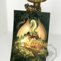 Copy of Queen of Earth Dragon - 5 X 7" Postcard - Thumbnail 1