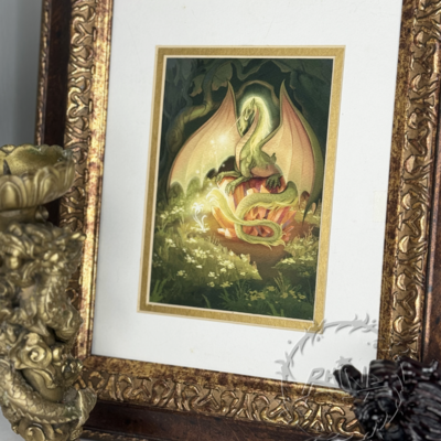 Copy of queen of earth dragon - 5 x 7" postcard