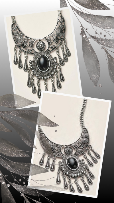 Boho Eclipse Statement Necklace