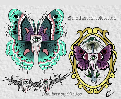 Tooth fairy flash art print 
