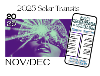 solar transit report (sagittarius szn)