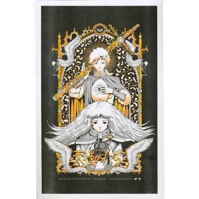 Angel's Egg risograph poster