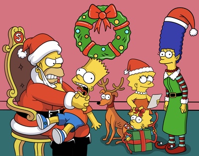 Krusty Christmas Print
