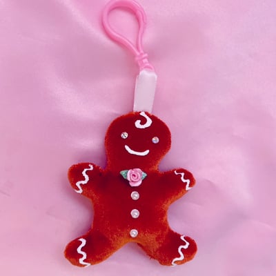 Gingerbrat bag charm
