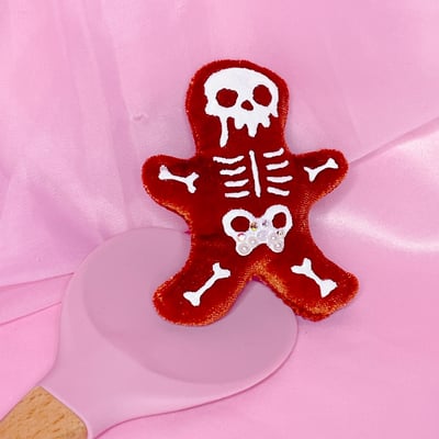 Gingerdead hair clip & pin