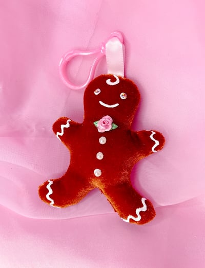 Gingerbread Bag Charm