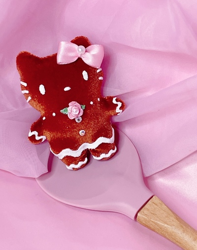 Hello Gingerbread Hair Clip & Pin