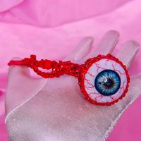 Plucked Eyeball Bag Charm - Thumbnail 1