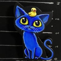 YOU DON’T KNOW THE FIEND OF THE MILL Kitty Magnet - Thumbnail 2