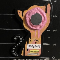 THE ENEMY MOZZARELLA LOG Kitty Magnet - Thumbnail 1