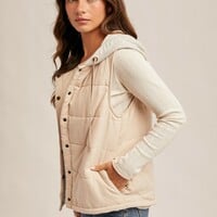 Soft Hooded Vest - Thumbnail 1