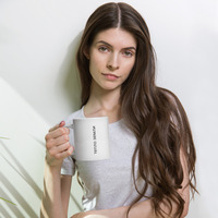 White glossy Coffee mug - with nice message - Thumbnail 2
