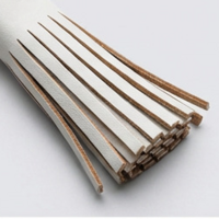 Beautiful White Leather Tassel Keychain – Handmade - Thumbnail 1