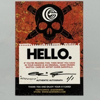 Leatherface 1/1 sketch card - Thumbnail 1