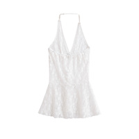 Sexy halter neck, backless lace inner camisole - Thumbnail 1