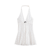 Sexy halter neck, backless lace inner camisole - Thumbnail 2