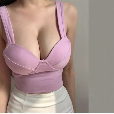 Strapless bra without underwire, beautiful backless camisole