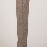 Herringbone Wide Leg Trouser - Thumbnail 2