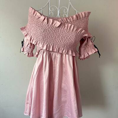 Bubbles harajuku satin dress - Thumbnail 3