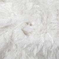 Korean Fashion Fluffy White Shorts - Thumbnail 7