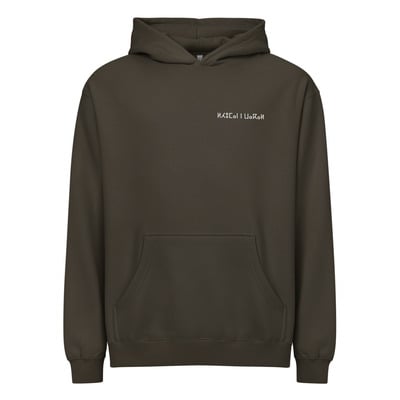 Essential mens box hoodie  lightweight, flattering & minimal design