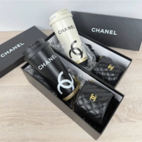 Luxury Quilted Tumbler With Gold Chain - Thumbnail 2