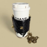 Luxury Quilted Tumbler With Gold Chain - Thumbnail 3
