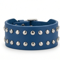 2 Row Small Dome Studs Cuff - Thumbnail 6