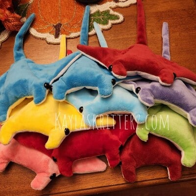Manta plushies