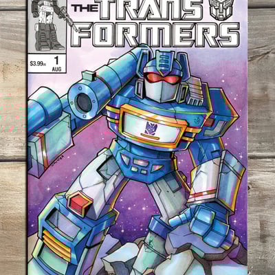 Soundwave sketch cover original art