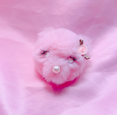 Rose Bear Hair clip & pin