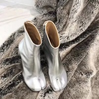 Women's split-toe high-heeled ankle boots 4 colors - Thumbnail 3