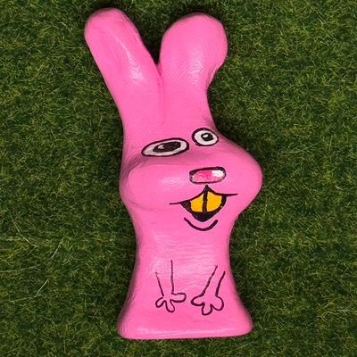 Dummy bunny "almond milk"