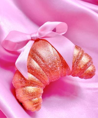 Coquette Croissant hair clip