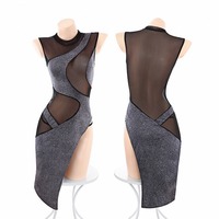 Sparkling and alluring patchwork nightgown/sleep dress - Thumbnail 1