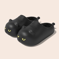 Cute Garfield Cat Fleece Slippers - Thumbnail 3