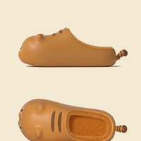 Cute Garfield Cat Fleece Slippers - Thumbnail 6